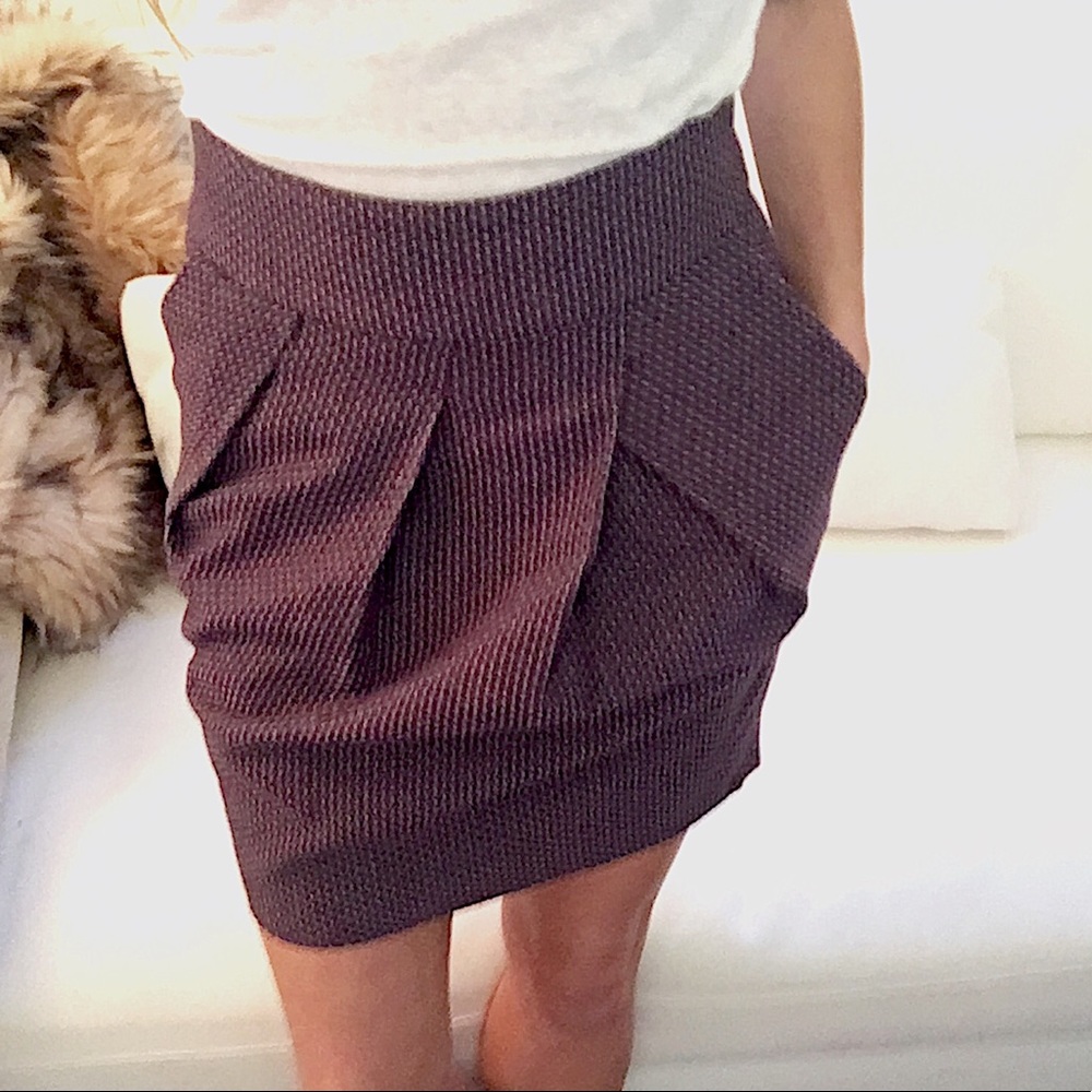 Brooklyn Industries Winter Wool Patterned Skirt - image 1